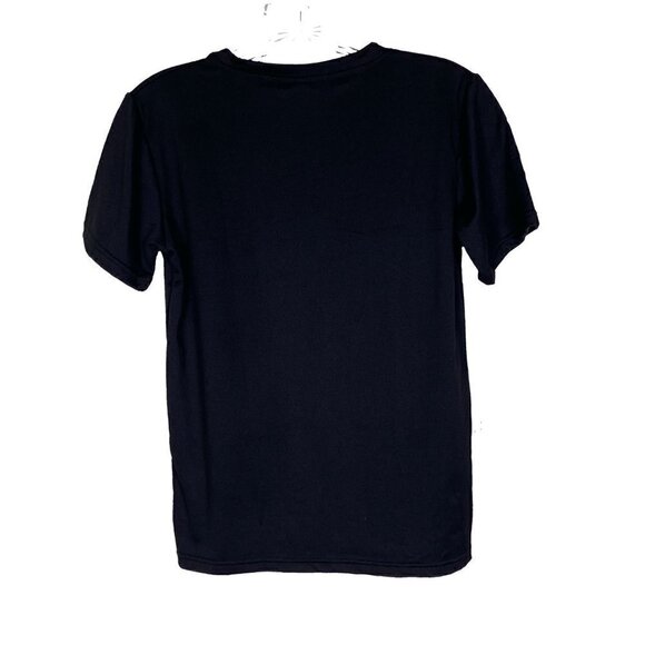 Edgy Street Casual Leopard Lips Soft Black Graphic Short Sleeve Statement Tee - Picture 3 of 6